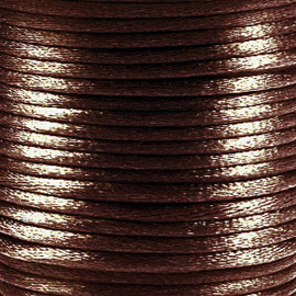 2meter Macramé Draad 2 mm Chocolate