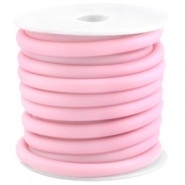 50 cm hol Rubber DQ koord 5 mm Vintage Rose