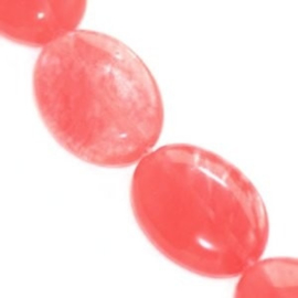 1x Cherry Kwarts ovaal 15x20 mm