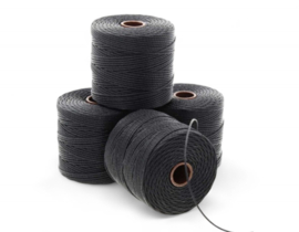 Nylon S-Lon draad 0,5mm Black – 1 klosje van ± 70 meter