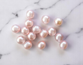 30 x Transparante DQ Glasparel – 6 mm – Kleur Soft Pink – Gat ca. 1 mm30 x transparante DQ glasparel 6mm kleur: Soft Pink gat: 1mm