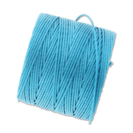 Nylon S-Lon draad 0,5mm Bermuda Blue – 1 klosje van ± 70 meter