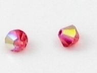 10x Swarovski kristal bicone Padparadscha AB 4mm