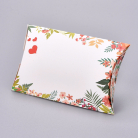 5 x Papieren gondel cadeau doosjes Handmade with love ♥