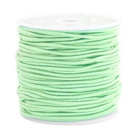 1 meter gekleurd elastisch draad 1.5mm Crysolite green