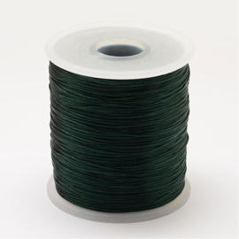 5 meter rond elastisch draad 0,2mm  Dark Slate Green