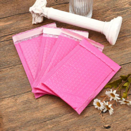 2 x  luchtkussen envelop Poly kleur: Mat Roze afm. 18 x 13 x 0,4cm