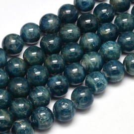 10 x  edelsteen kraal 10mm van Apatite gat ca: 1mm