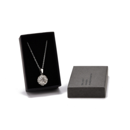 6 x luxe cadeau doosjes voor bijvoorbeeld ringen en armbandjes 80 x 50 x 27mm grijs -zwart met tekst (pakketpost)