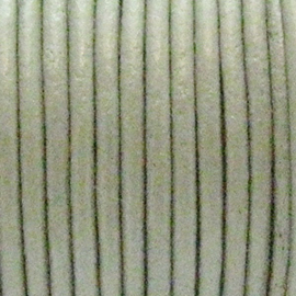 1 x Rol DQ leer rond 2mm Leger Groen per 25 meter