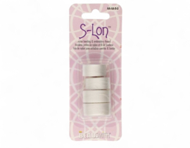 S-Lon draad wit set van 4 klosjes (AA en D) | Nylon rijg- en borduurgaren