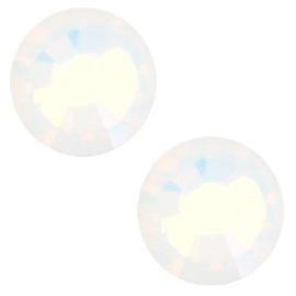 2 x Swarovski Elements SS20 flat back (4.7mm) White opal