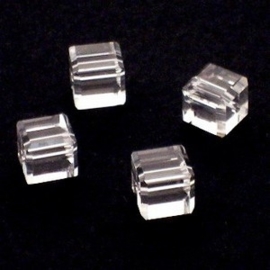 10 Preciosa Handgeslepen kristal kraal 8mm transparant