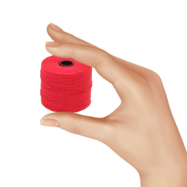 Nylon S-Lon draad 0,5mm Bright Coral – 1 klosje van ± 70 meter