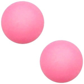 1x Cabochon Polaris Elements matt 7mm Soft rose pink