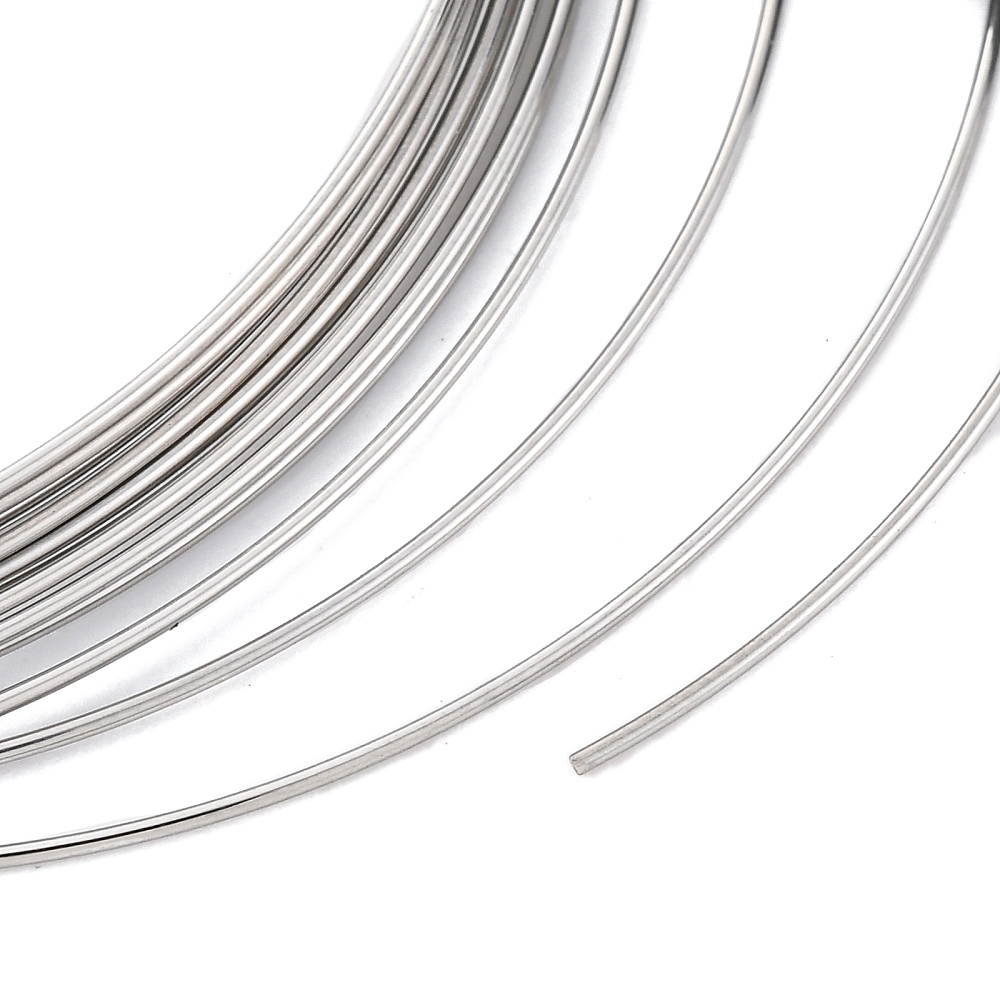Memory wire Ø 59–61 mm x ca. 0,5 mm – 2,8 meter per rol – RVS kleur (304 roestvrij staal)