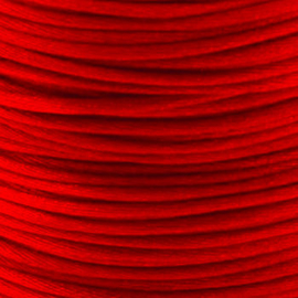 2 meter Macrame Satijndraad 1.0 Candy Red