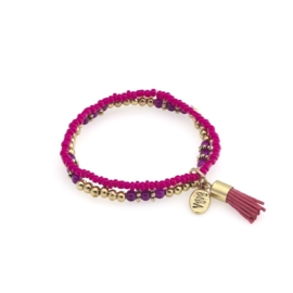 Prachtige Biba armband multicolour