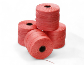 Nylon S-Lon draad 0,5mm Chinese Coral – 1 klosje van ± 70 meter