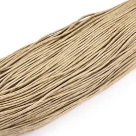 10 meter Waxkoord katoen 1,5 mm – naturel