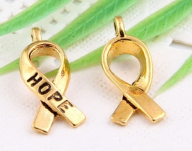 4 x Hope Bedel 6 x 12mm goudkleur ♥