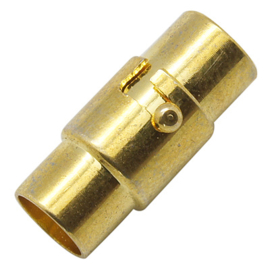 1 x draai magneetsluiting goud kleur  15 x 4mm Ø 3mm