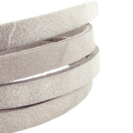 1 x DQ Suede 5mm 100cm Chocolate White