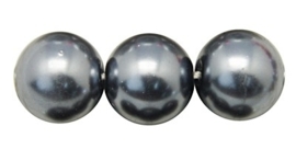 10 x prachtige glasparel kleur: DarkSlateGray 14mm