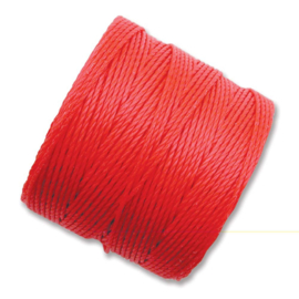 Nylon S-Lon draad 0,5mm Bright Coral – 1 klosje van ± 70 meter