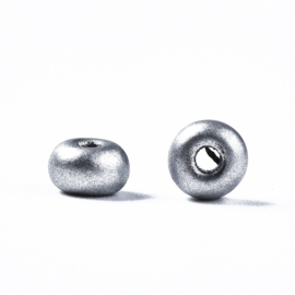 20 gram Glaskralen Rocailles 6/0 (4mm) Silver