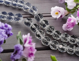 Facet kralen kristal glas  >14mm