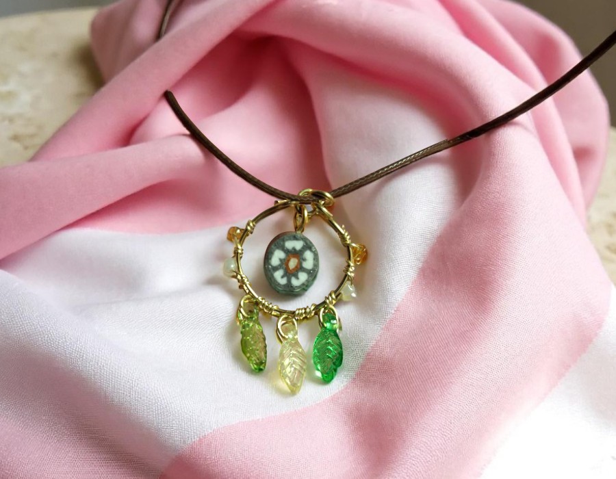 Ketting maken met Fimo klei en kralen