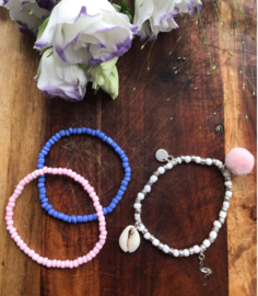 Pastel feestje armbandjes