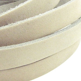 1 x DQ  Suede  10mm  100cm Light taupe