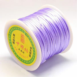 2 meter satijnkoord macramé koord van ca. 1,5 mm Medium Purple