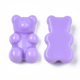 10 x Kinderkralen mix beertjes acryl 18 x 11 x 7mm gat: 1,6mm