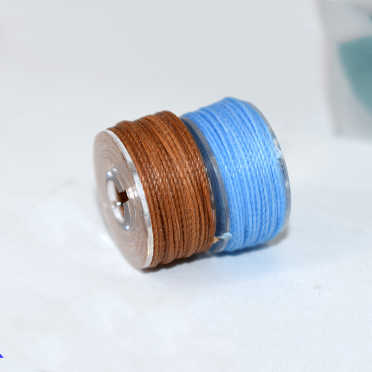 Set van 25 x Waxkoord Polyester 0,55 mm – Mix Color – ca. 10 meter per rol