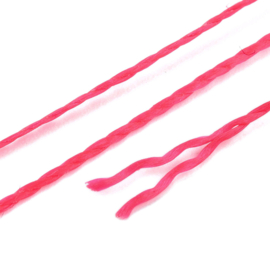 1 rol Waxkoord katoen 0,5 mm – 20 meter – Deep Pink