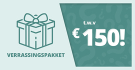 Stunt verrassing pakket t.w.v. minimaal 150 euro! ( op = op!)