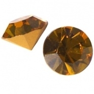 2 x Puntsteen Preciosa SS39  c.a. 7/8mm Amber