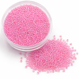 Ca. 5 gram Miyuki rocailles 11/0 – Rainbow Pink 