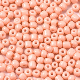 20 gram Glaskralen Rocailles 6/0 (4mm) Light Coral