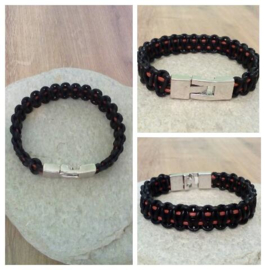 Leren armband; eenvoudig en stoer ♥