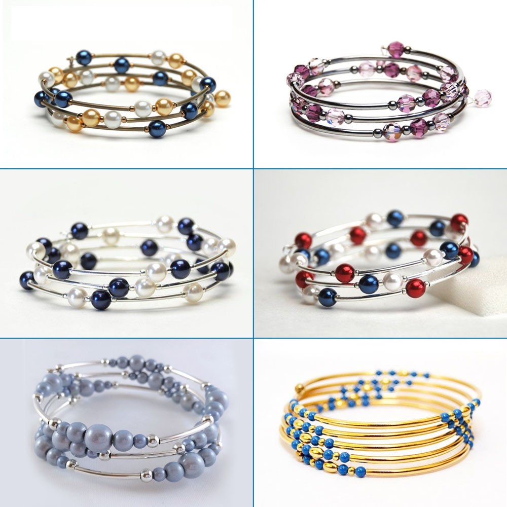 Memory wire Ø 59–61 mm x ca. 0,5 mm – 2,8 meter per rol – goudkleur (304 roestvrij staal) Nikkelvrij