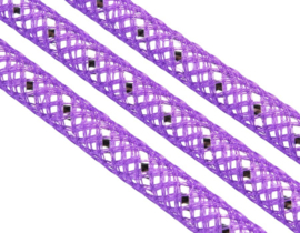 1 meter Mesh tubing netslang / gaaskoord 8 mm – keuze uit meerdere kleuren B