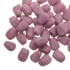 5 x Glaskralen Pebble Soft Pink