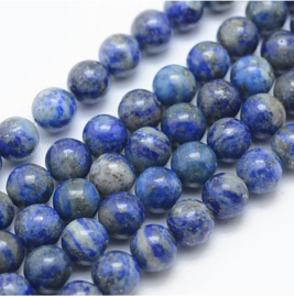 10 x  edelsteen kraal van Lapis Lazuli 8mm