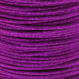 2 meter Macrame Satijndraad 1.0 Purple
