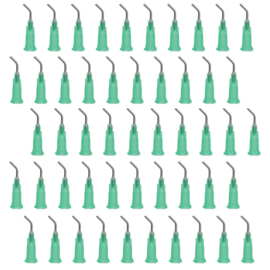 1 x Beadsmith doseertip voor lijmapplicator 45° – ca. 1,2 mm opening – groen