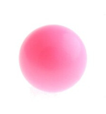 Klankbolletje 20mm voor een Engelenroeper fluor roze